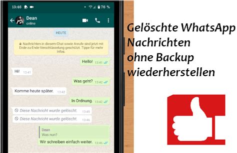gelöschte whatsapp nachrichten wiederherstellen iphone ohne backup kostenlos